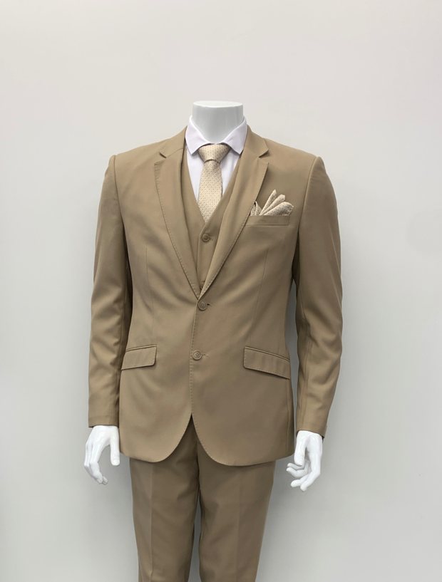 Beige hire suit